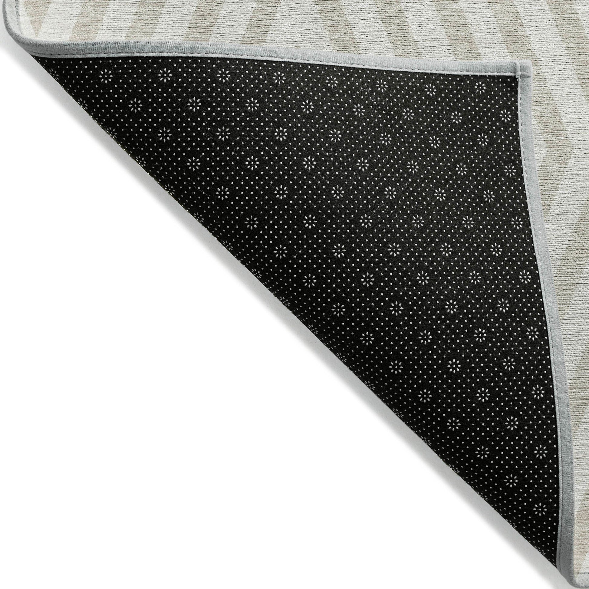 Addison Rugs Geometric Ivory Washable Indoor-Outdoor Rug