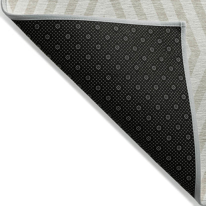 Addison Rugs Geometric Ivory Washable Indoor-Outdoor Rug