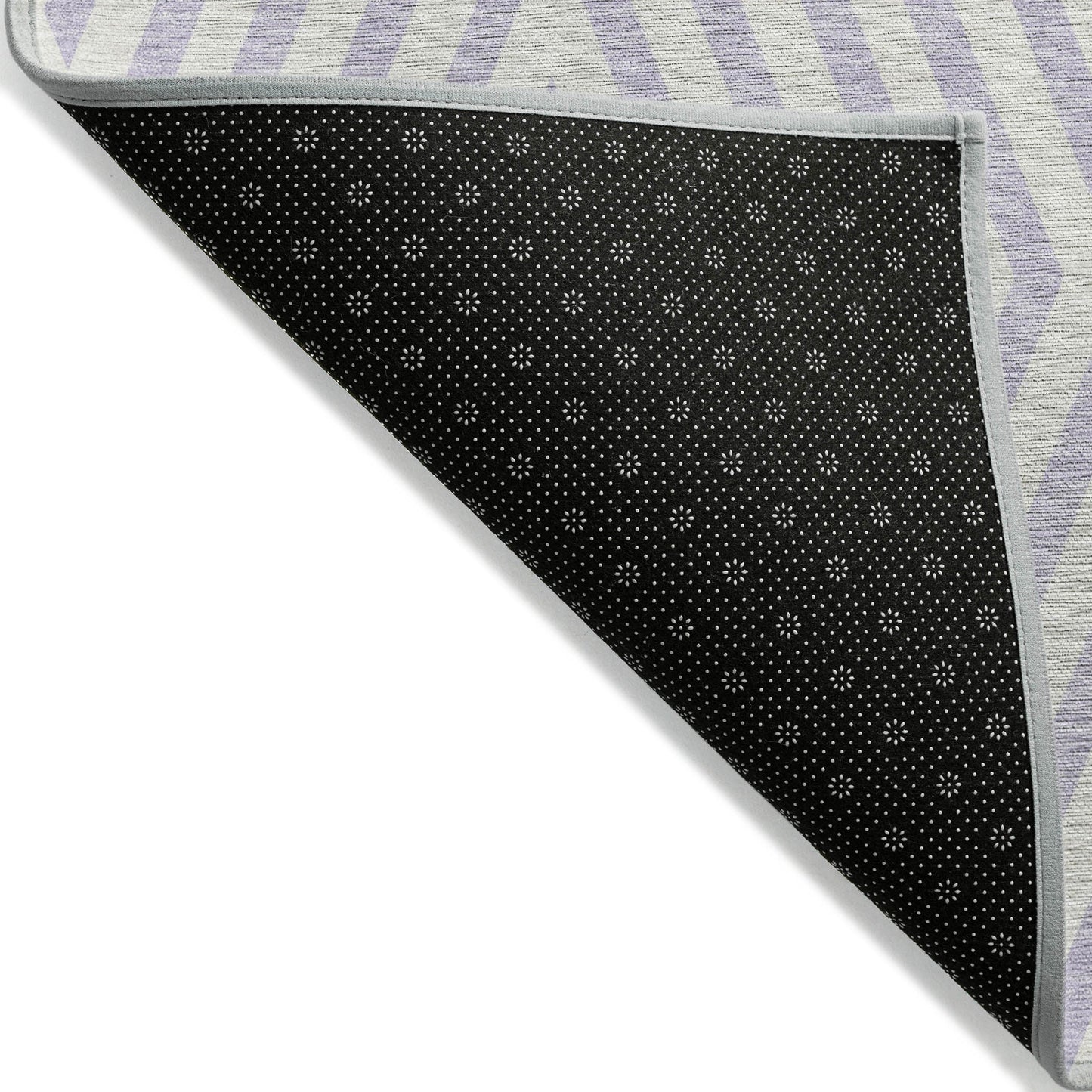 Addison Rugs Geometric Lavender Washable Indoor-Outdoor Rug