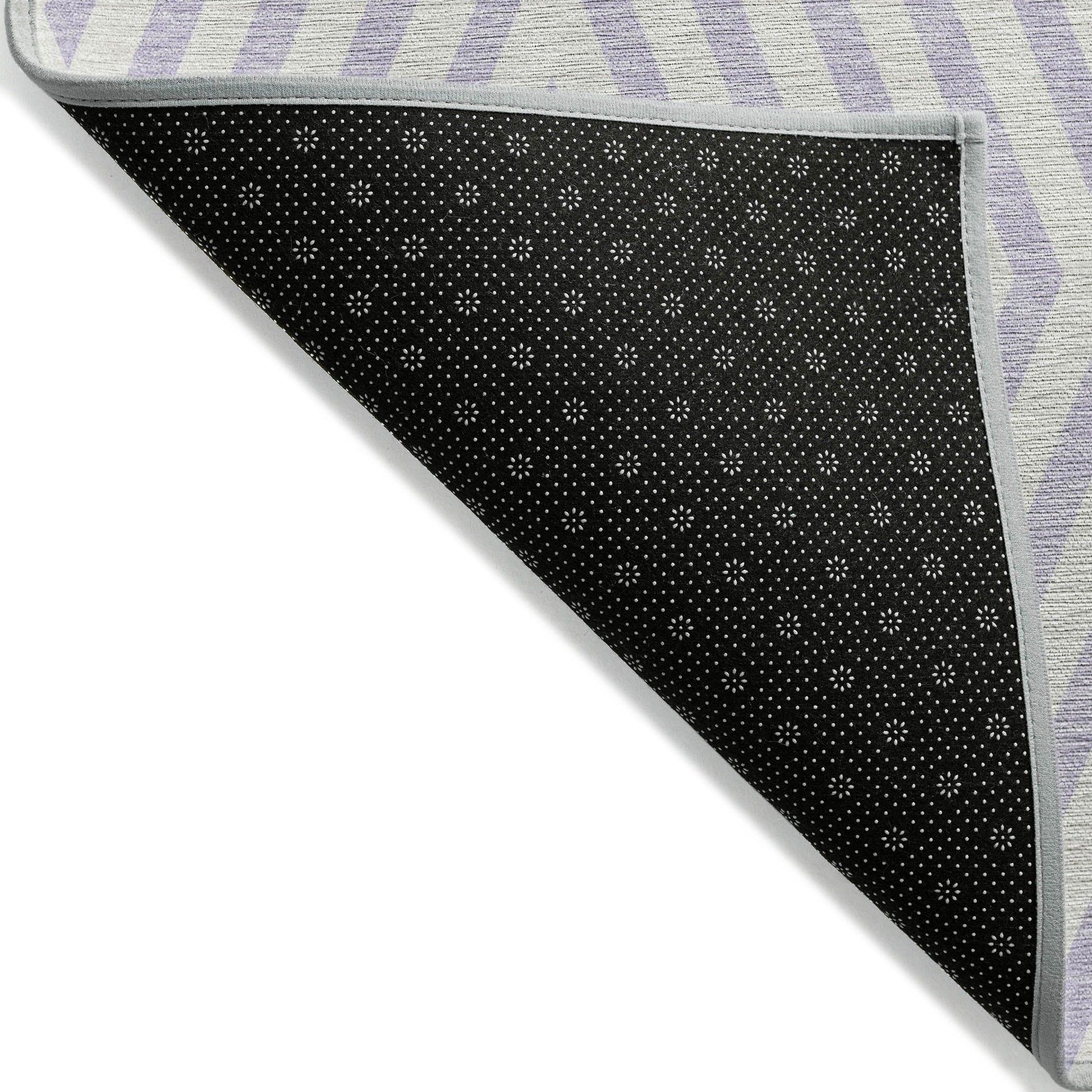 Addison Rugs Geometric Lavender Washable Indoor-Outdoor Rug