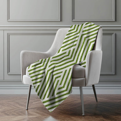Addison Rugs Geometric Olive Washable Indoor-Outdoor Rug
