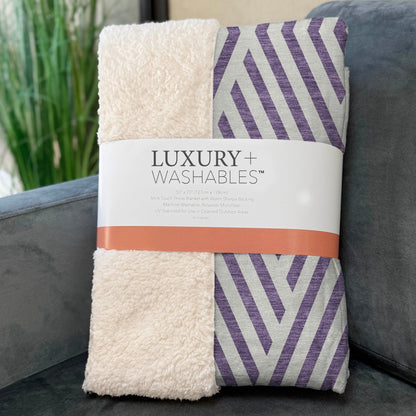 Addison Rugs Geometric Purple Washable Indoor-Outdoor Rug