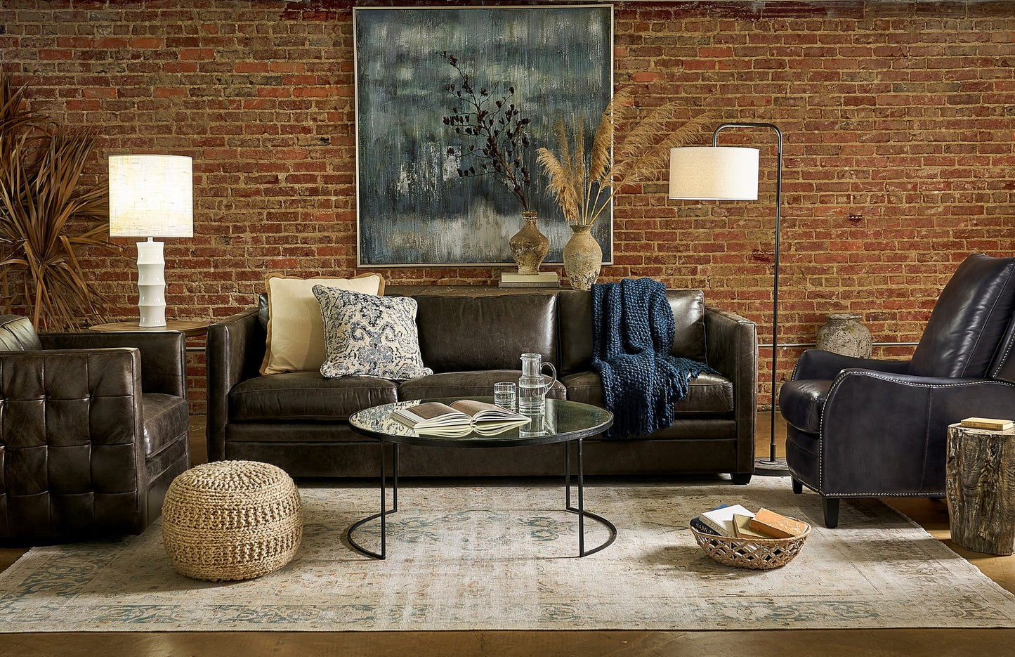 Georgia Leather Comfort Sofa