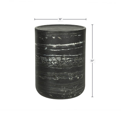 LH Home Geri Concrete Outdoor Side Table