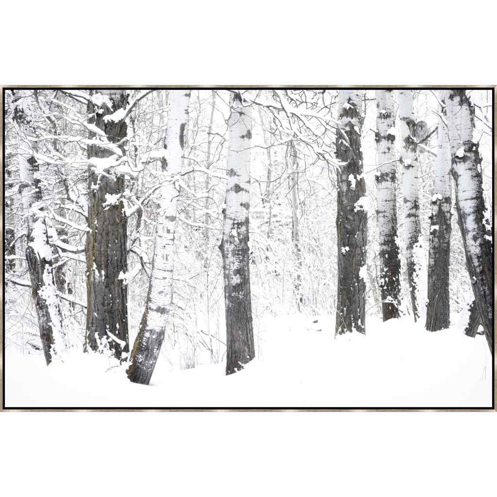 Leftbank Art Ghost in the Aspens Hand Crafted Canvas Art
