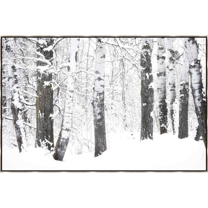 Leftbank Art Ghost in the Aspens Hand Crafted Canvas Art