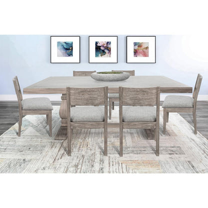 Sunny D Gianna Wooden Rectangular Dining Set with Chair