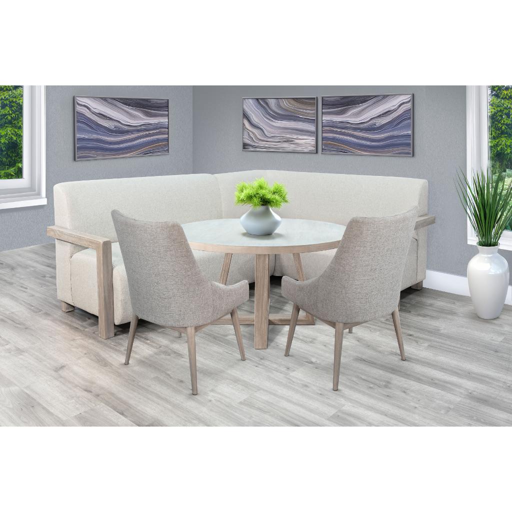 Sunny D Gibson 4-Piece Dining Set with Highback Chair