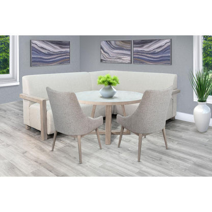 Sunny D Gibson 4-Piece Dining Set with Highback Chair