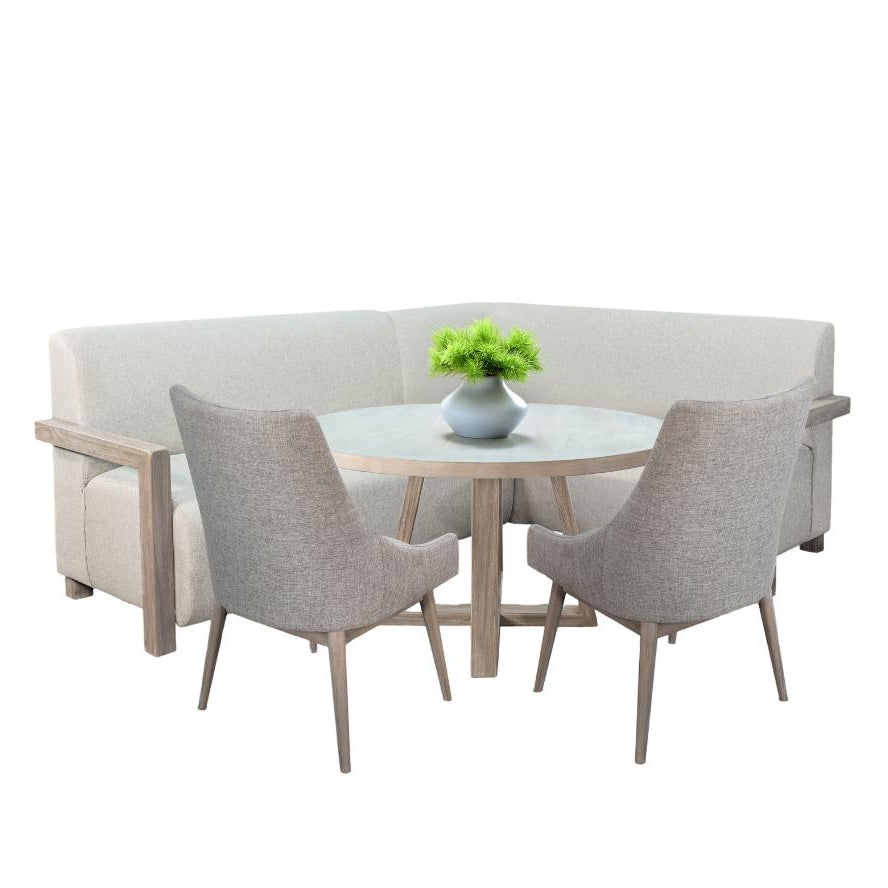 Sunny D Gibson 4-Piece Dining Set with Highback Chair
