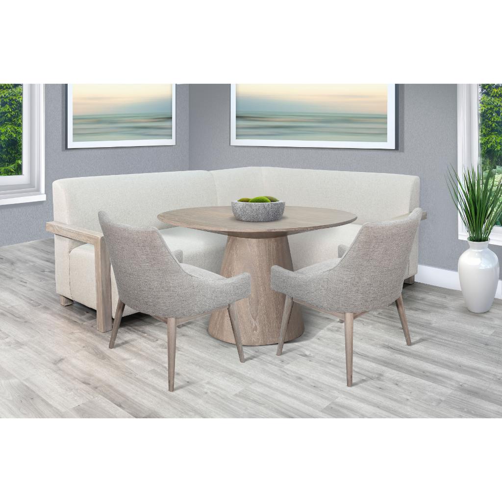 Sunny D Gibson 4-Piece Dining Set with Round Table
