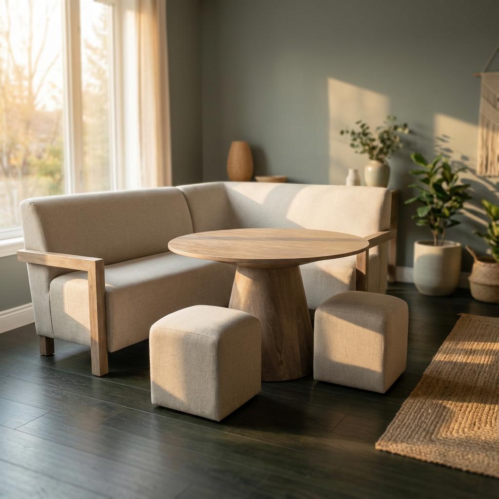 Sunny D Gibson Breakfast Nook 4-Piece Set