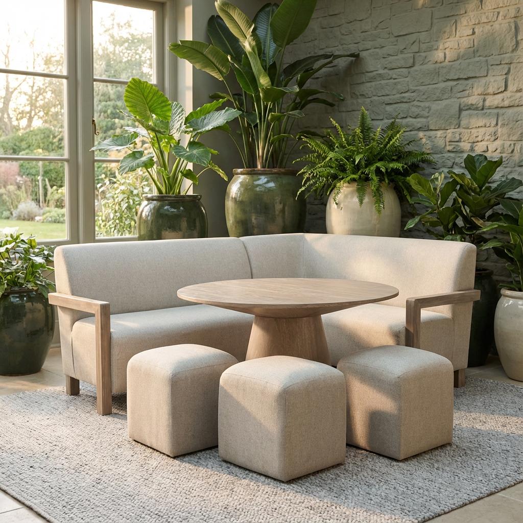 Sunny D Gibson Breakfast Nook 5-Piece Set