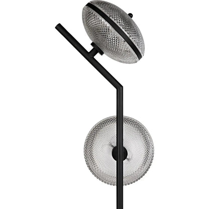 Gibson Floor Lamp, Black Steel