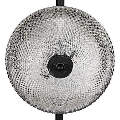 Gibson Floor Lamp, Black Steel