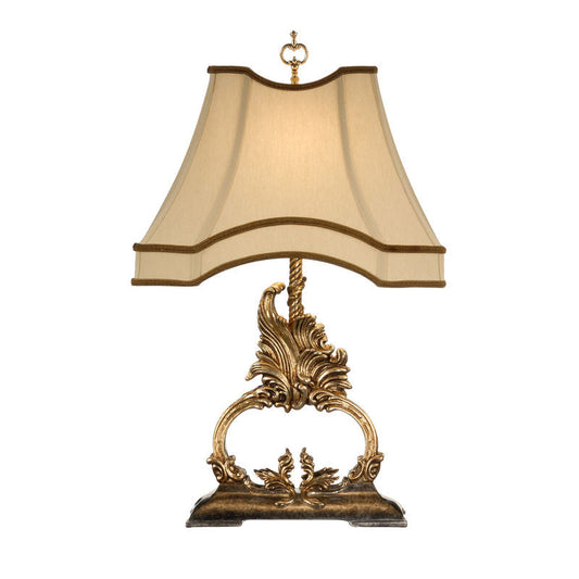 Wildwood Gilt Flourish Metalic Gold leaf Table Lamp