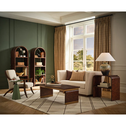 Gion Wooden Brown Modern Etagere-Etageres-Wildwood-LOOMLAN