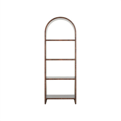 Gion Wooden Brown Modern Etagere-Etageres-Wildwood-LOOMLAN