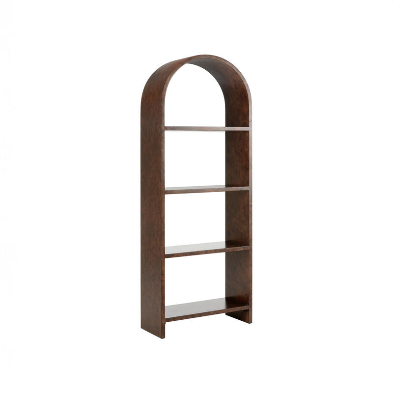 Gion Wooden Brown Modern Etagere-Etageres-Wildwood-LOOMLAN