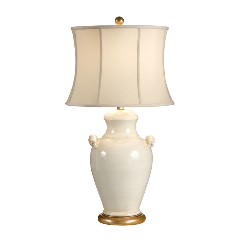 Wildwood Gisella White Glazed Ceramic Table Lamp