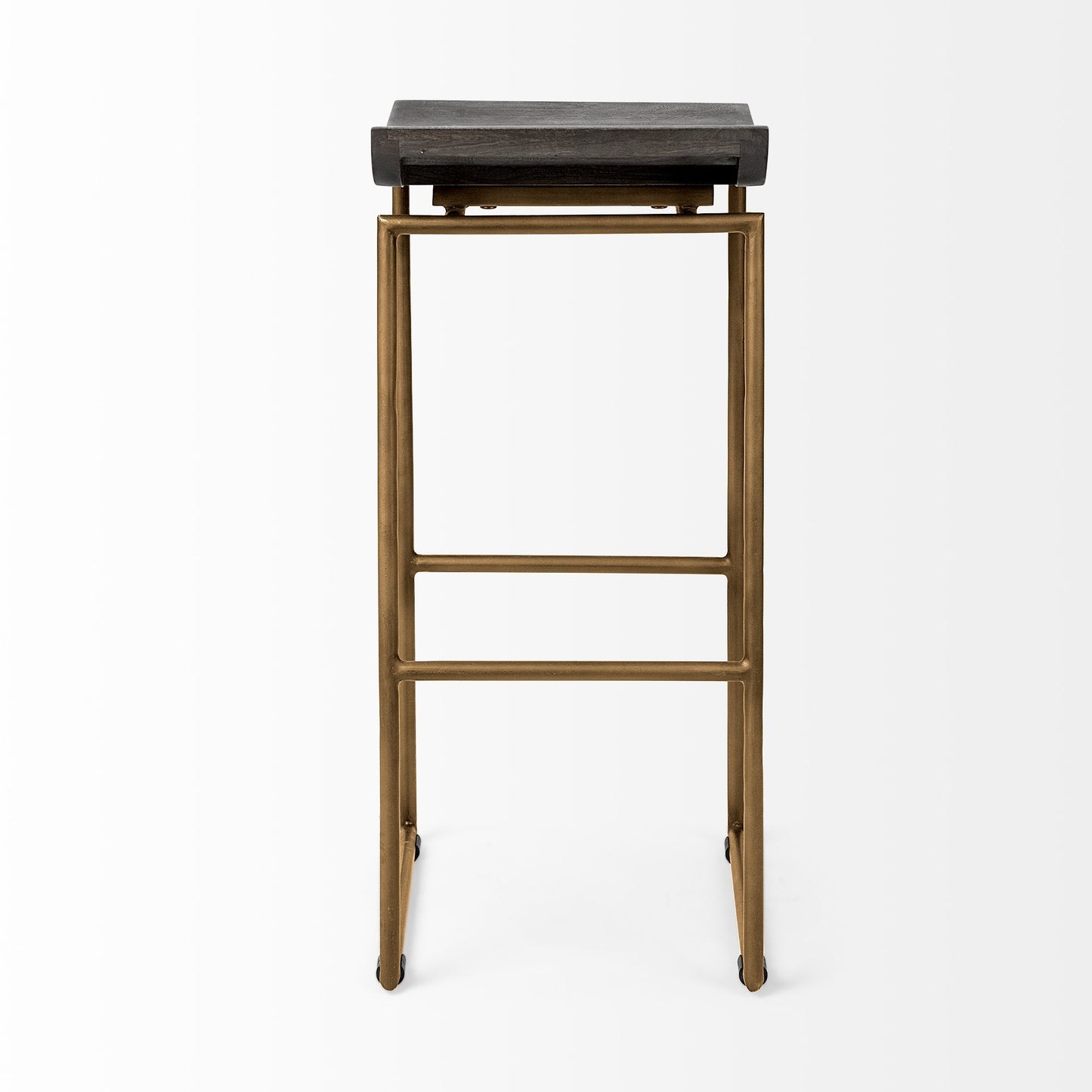 Mercana Givens Wood Top Bar Stool