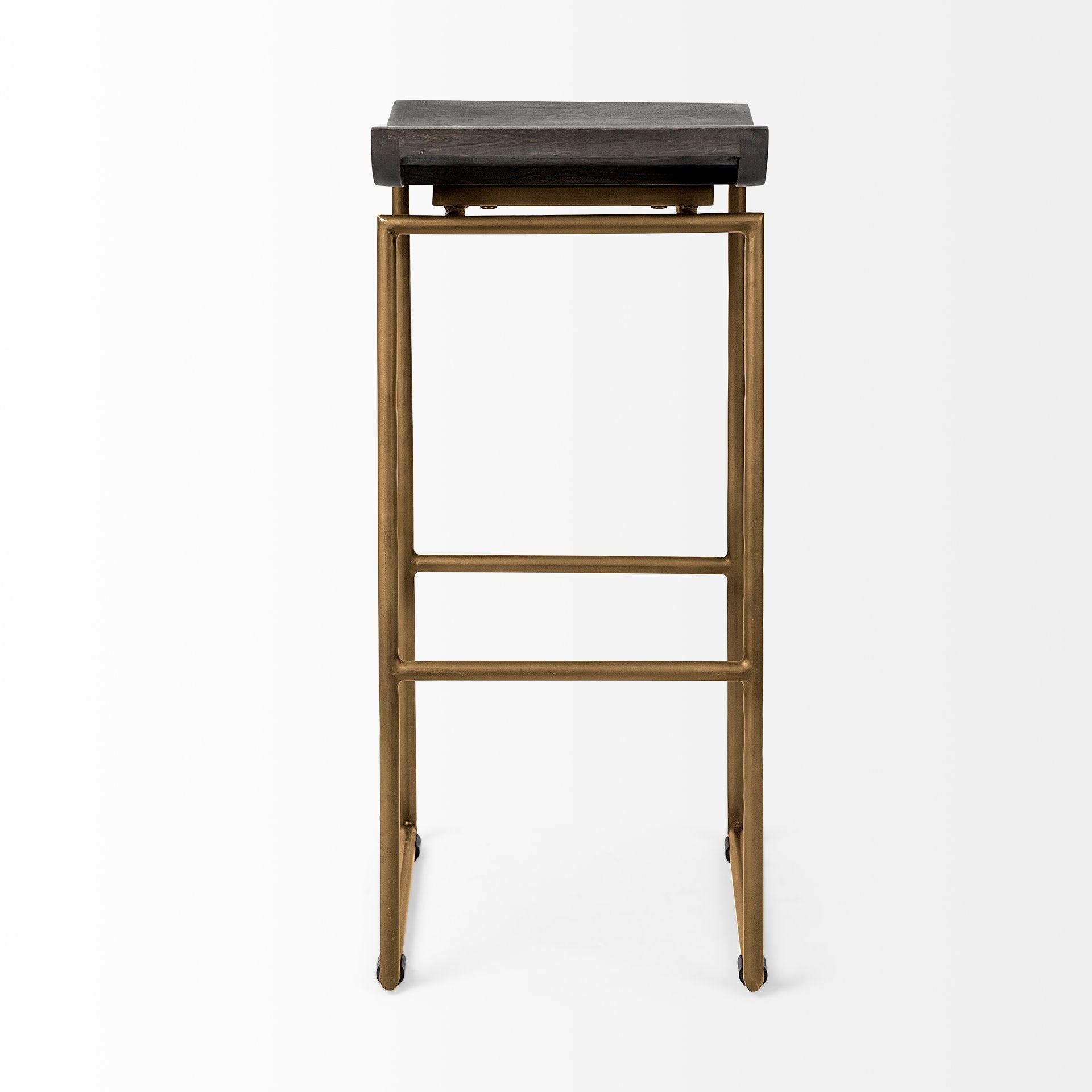 Mercana Givens Wood Top Bar Stool