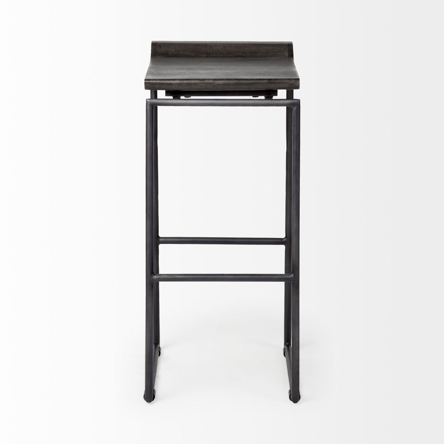 Mercana Givens Wood Top Bar Stool