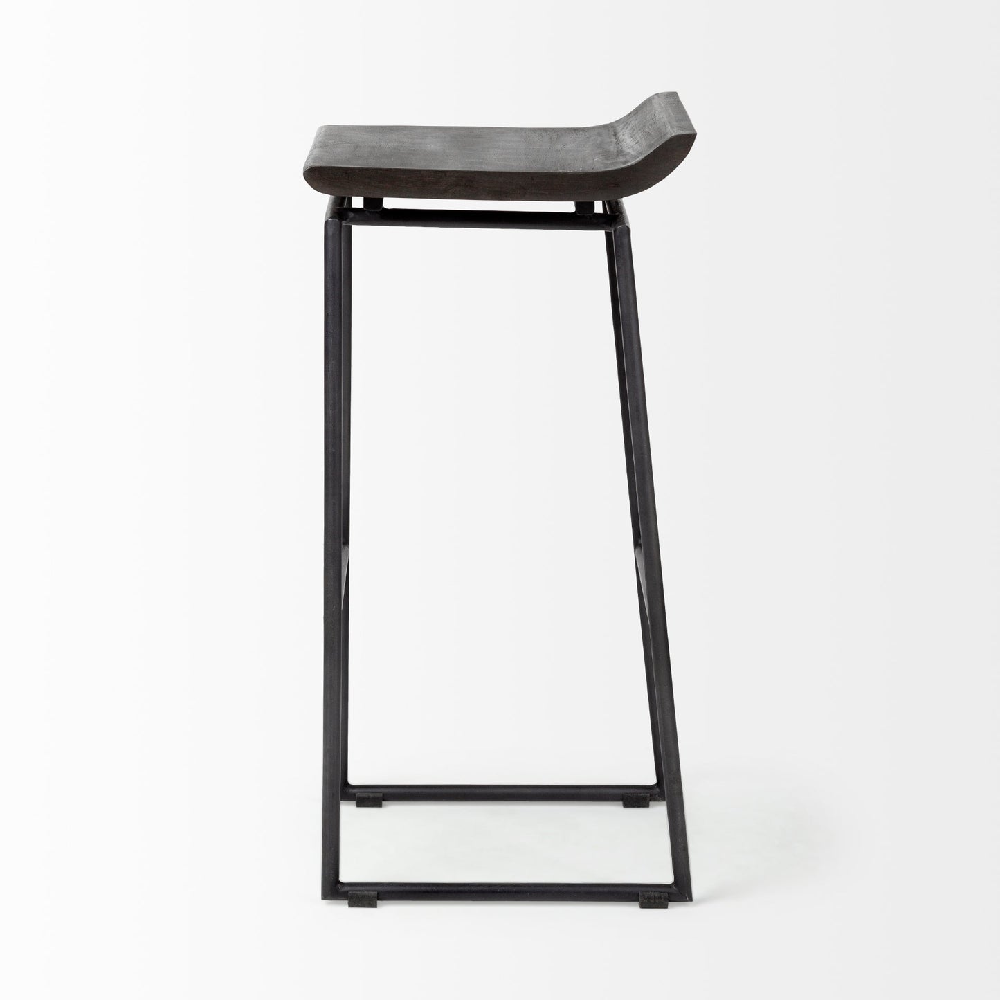 Mercana Givens Wood Top Bar Stool