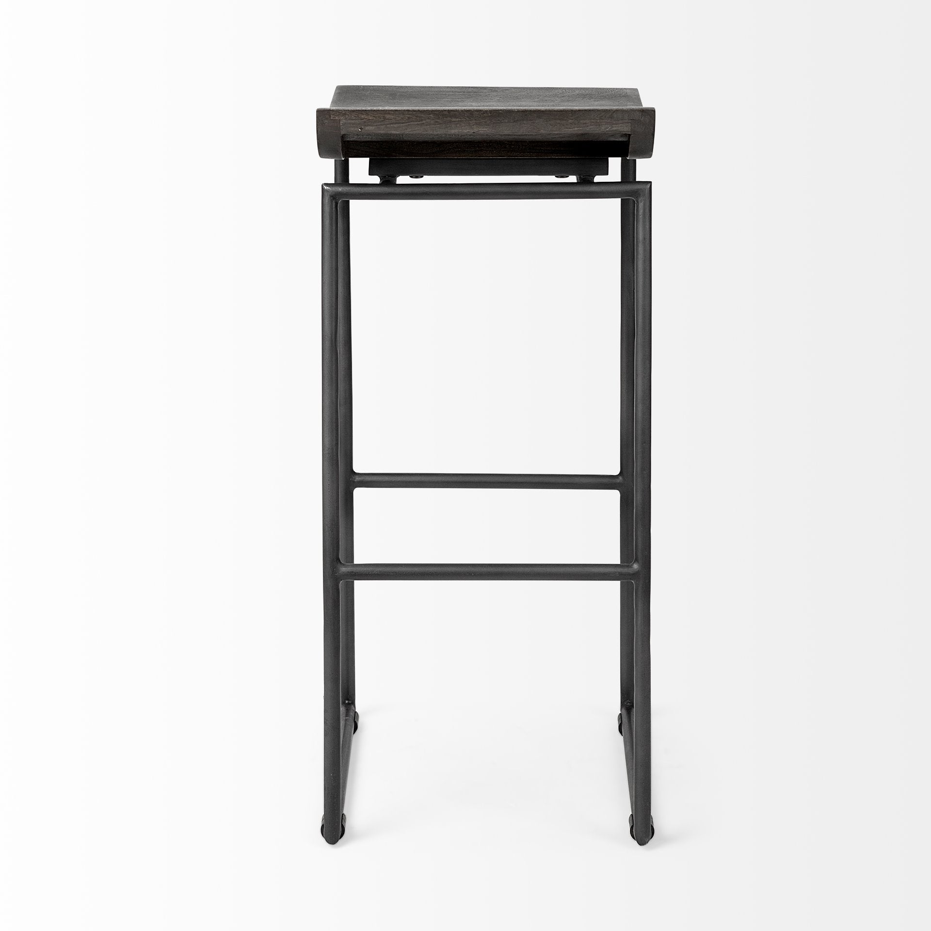 Mercana Givens Wood Top Bar Stool