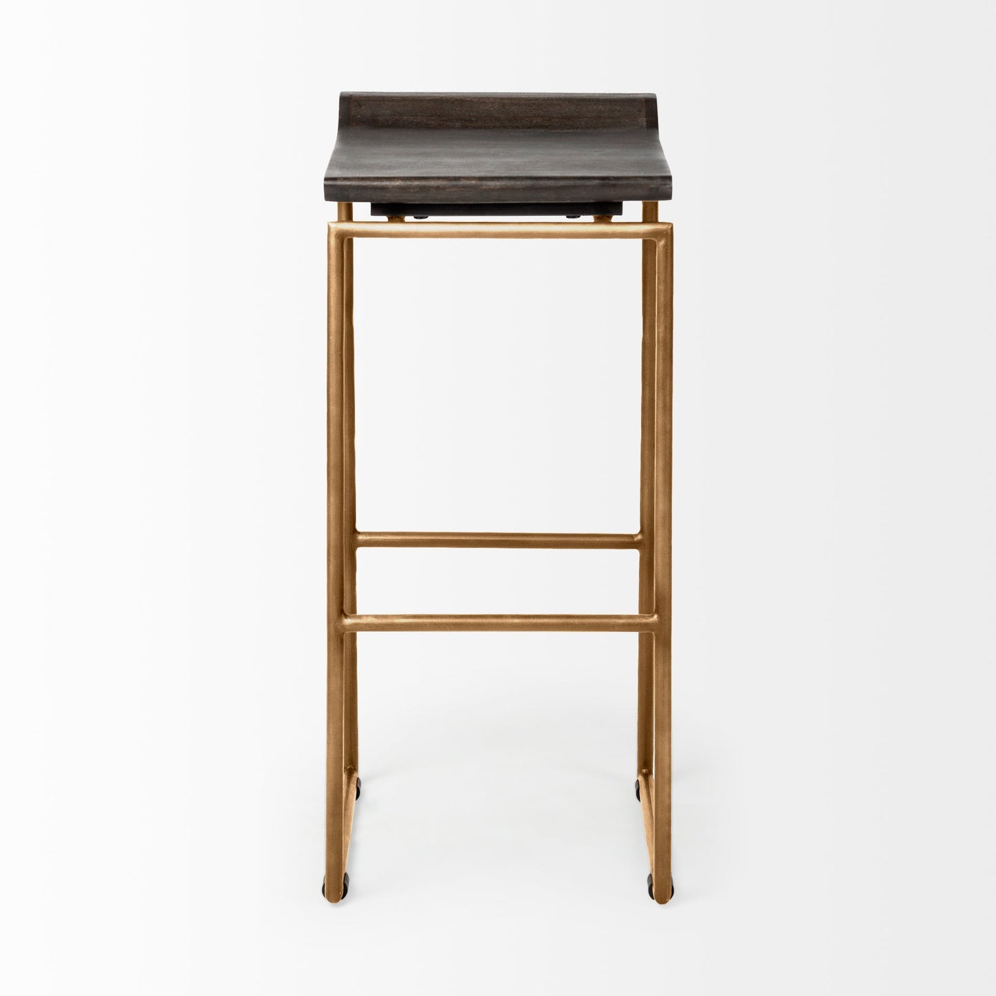 Mercana Givens Wood Top Bar Stool