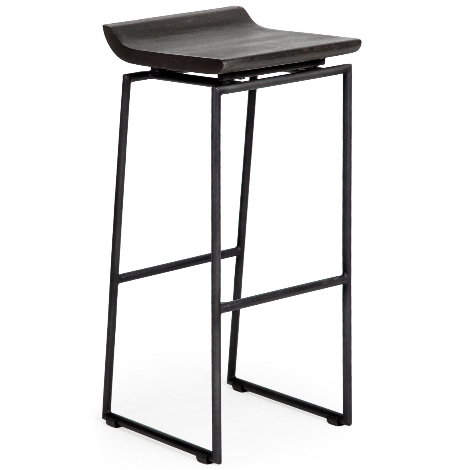 Mercana Givens Wood Top Bar Stool