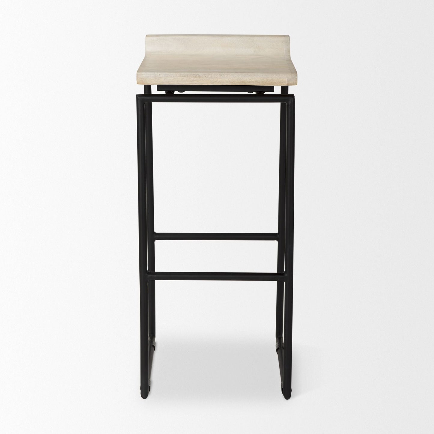 Mercana Givens Wood Top Bar Stool