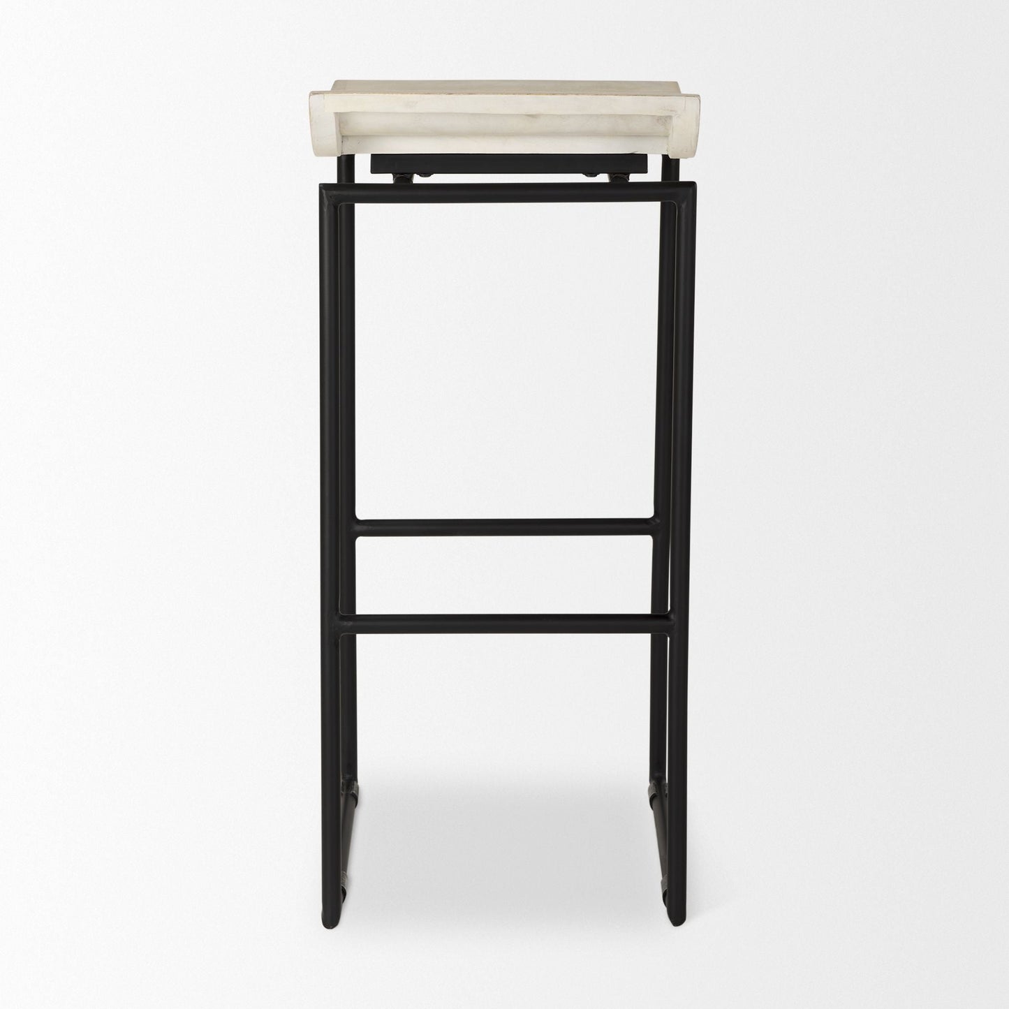Mercana Givens Wood Top Bar Stool