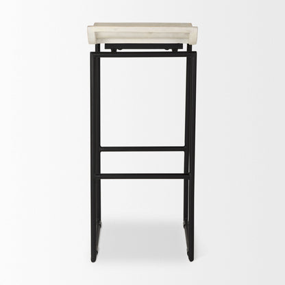 Mercana Givens Wood Top Bar Stool