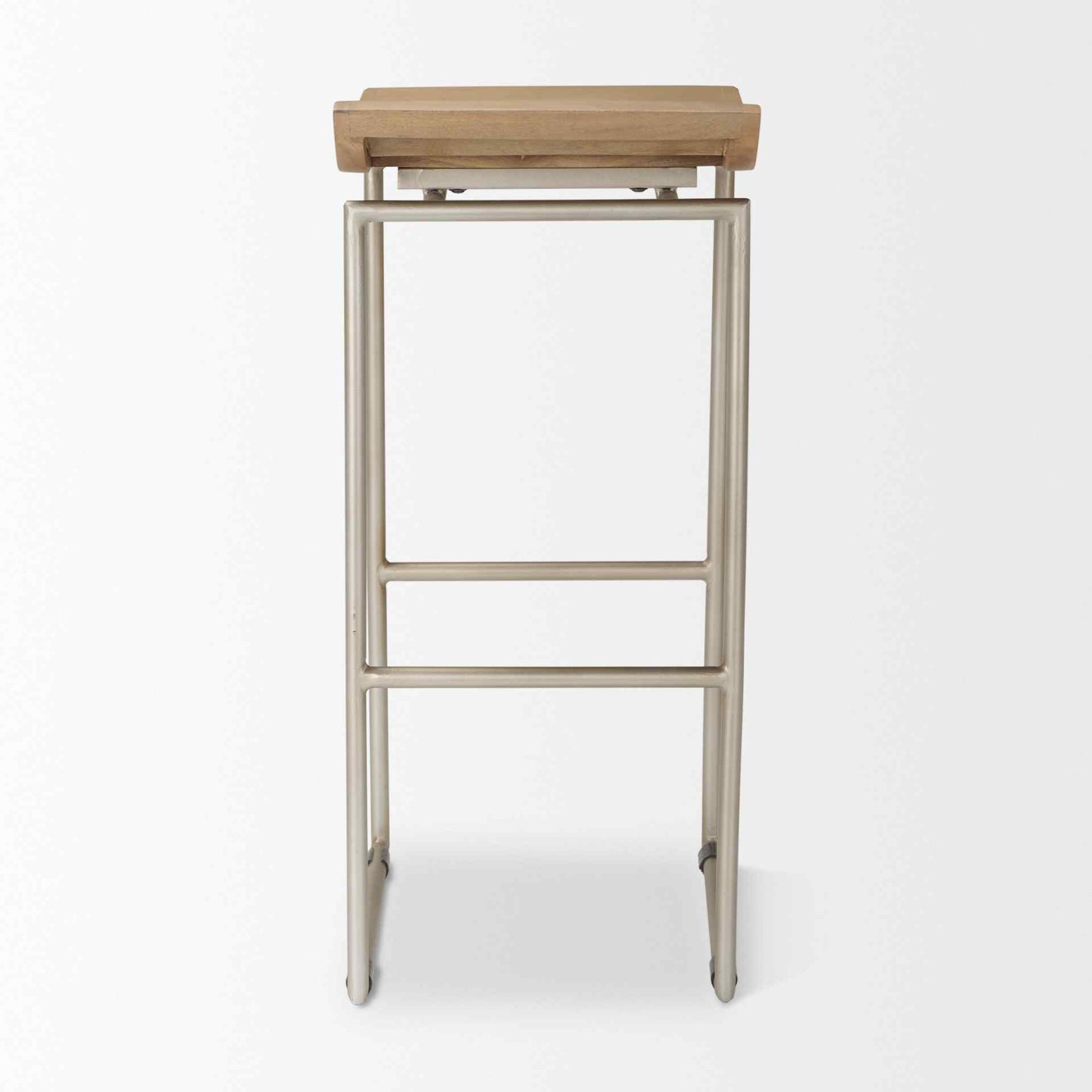 Mercana Givens Wood Top Bar Stool
