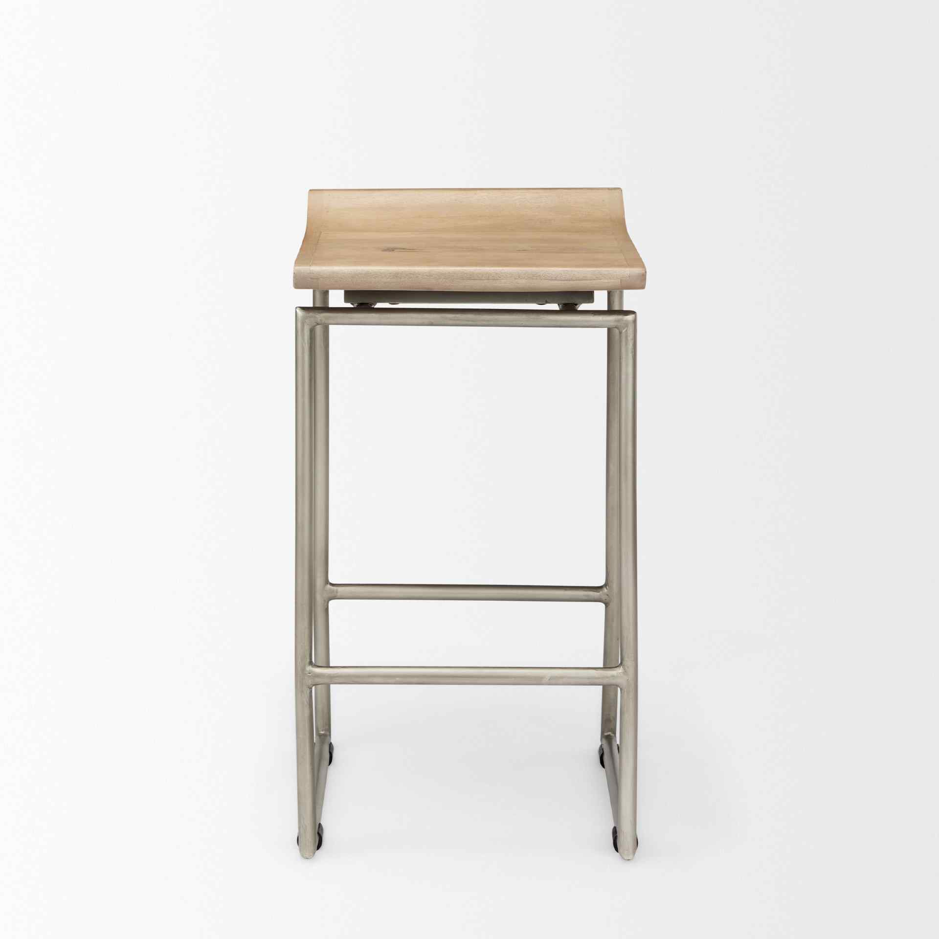 Mercana Givens Wood Top Counter Stool