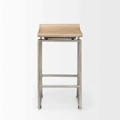 Mercana Givens Wood Top Counter Stool