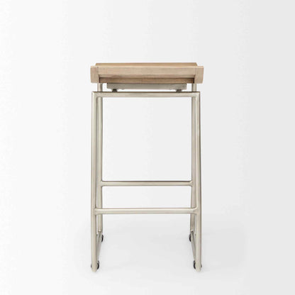 Mercana Givens Wood Top Counter Stool
