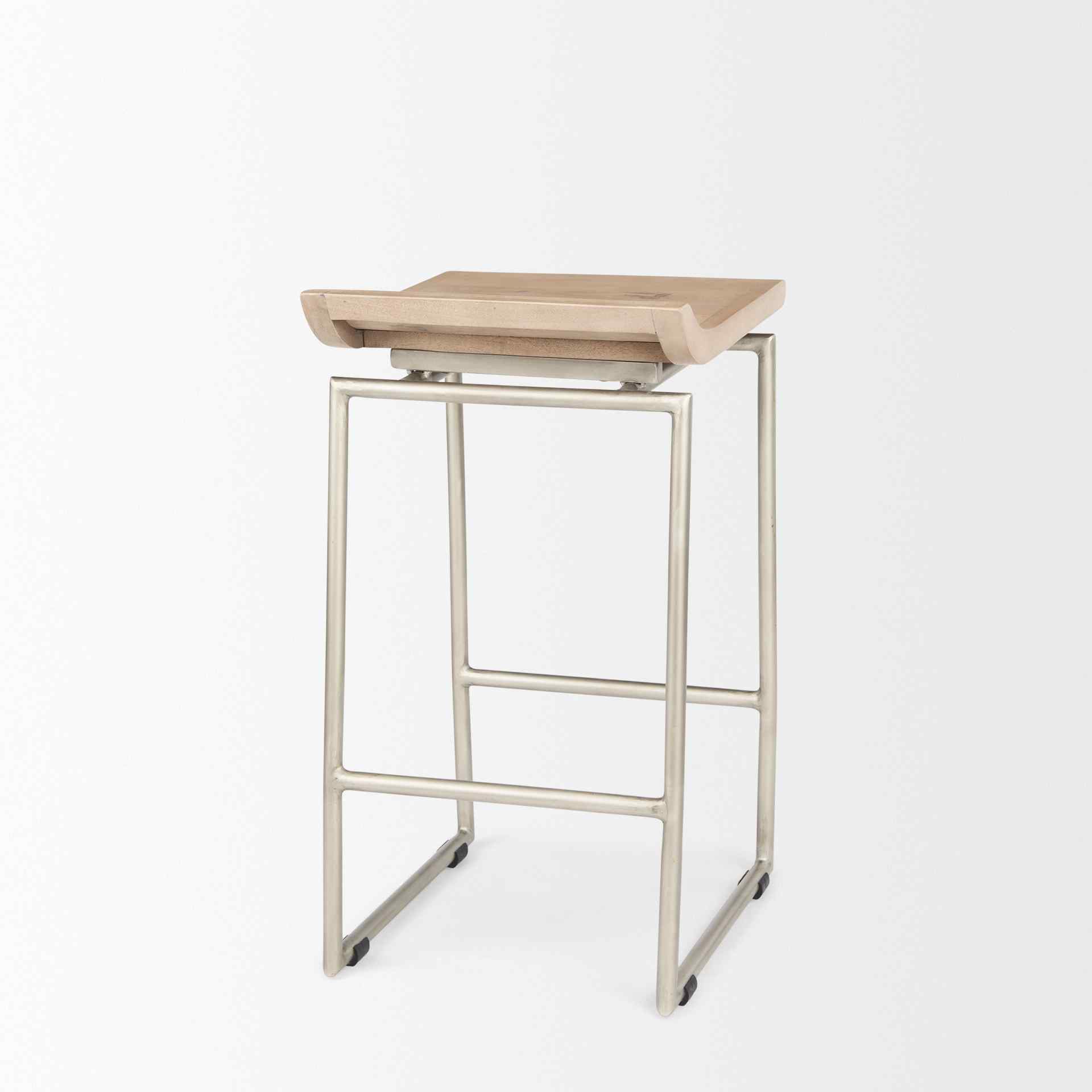 Mercana Givens Wood Top Counter Stool