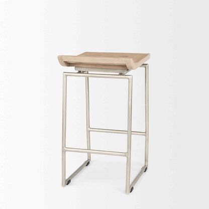 Mercana Givens Wood Top Counter Stool