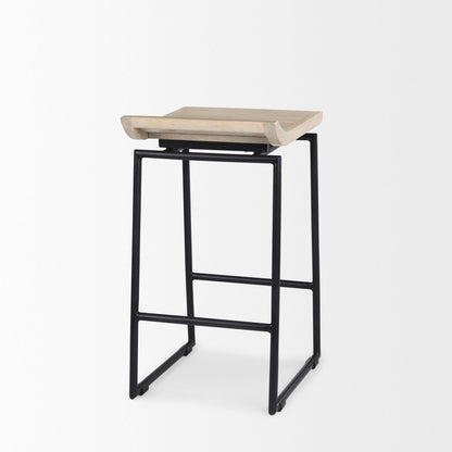 Mercana Givens Wood Top Counter Stool