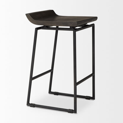 Mercana Givens Wood Top Counter Stool