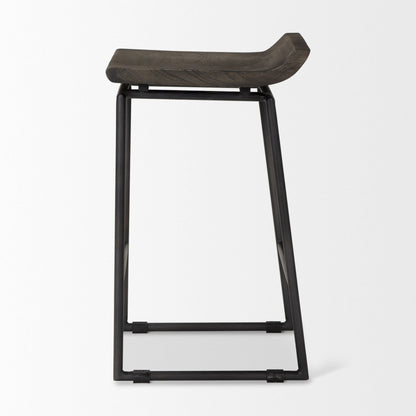 Mercana Givens Wood Top Counter Stool