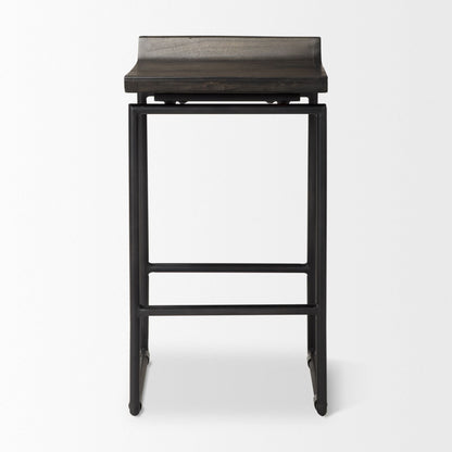 Mercana Givens Wood Top Counter Stool