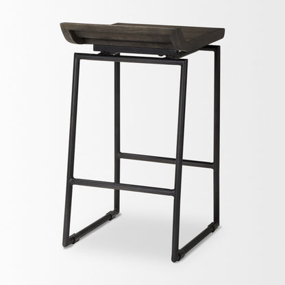 Mercana Givens Wood Top Counter Stool