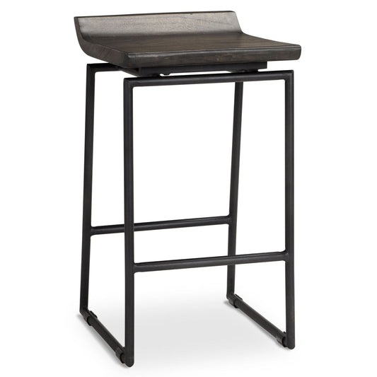 Mercana Givens Wood Top Counter Stool