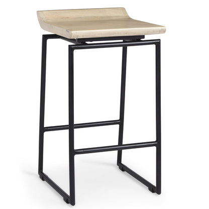 Mercana Givens Wood Top Counter Stool