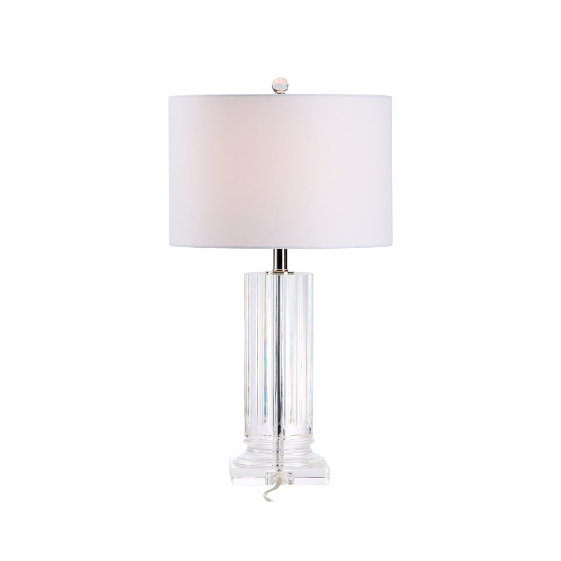 Chelsea House Glacier Crystal Clear Table Lamp