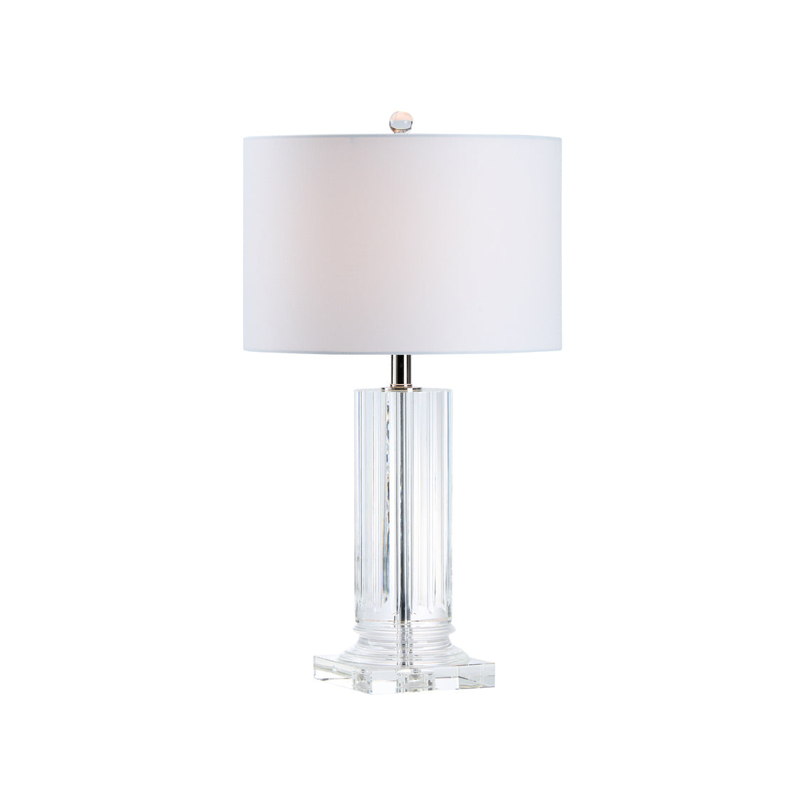 Chelsea House Glacier Crystal Clear Table Lamp