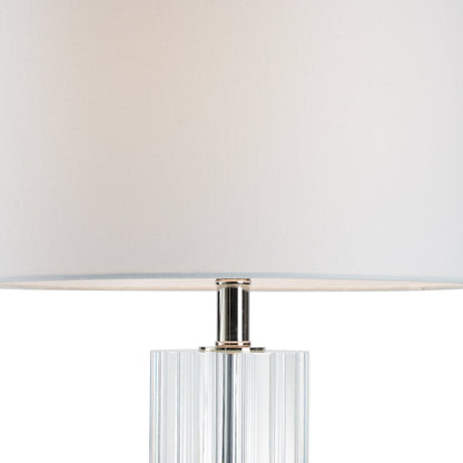 Chelsea House Glacier Crystal Clear Table Lamp